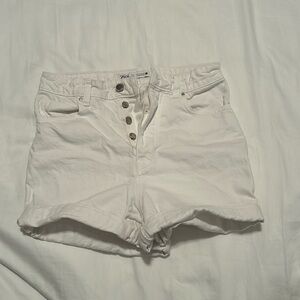 White Zara Shorts Size 4